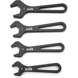 King Racing Products - 2565 - Aluminum AN Wrench Set 6-12
