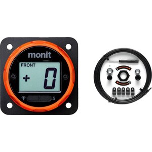 Monit - BD01-2-OR - Brake Bias Adj Digital Flat Panel Mnt Orange