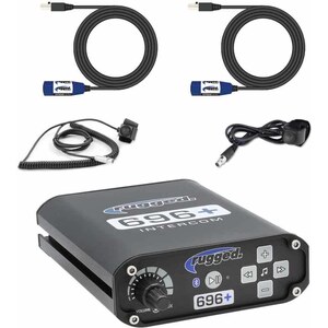 Rugged Radios - 696-2P-BTU - Intercom System 2 Person w/Headsets Bluetooth