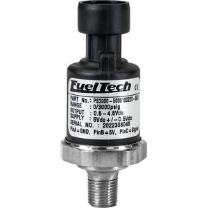 FuelTech - 5005100020-BLK - 0-150 PSI Pressure Series  (Black Series))