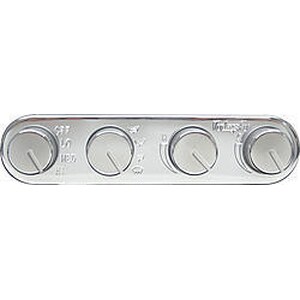 Vintage Air - 491200-RUA - Streamline 4 Knob Control Panel