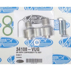 Vintage Air - 34108-VUG - Compressor Fitting Assy