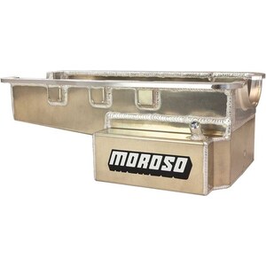 Moroso - 20537 - SBF Alm. Road Race Oil Pan Front Sump 289-302