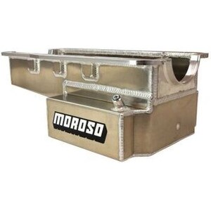 Moroso - 20538 - SBF Alm. Road Race Oil Pan Front Sump 351W