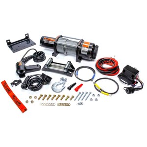 Mile Marker - 77-50120W - 5000lb Winch w/Roller Fairlead & 12ft Remote