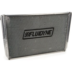 Fluidyne Performance - MGM.SLM.CLOSED - Radiator Dbl 29x18 W/Oil Cooler Fan w/o Fill