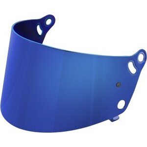 B2 Helmets - 2010485 - Shield V4 Vision Blue Mirror 3mm