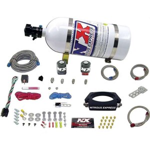 Nitrous Express - 20933-10 - EFI Plate Nitrous Kit - GM LS 4-Bolt Plate 102mm