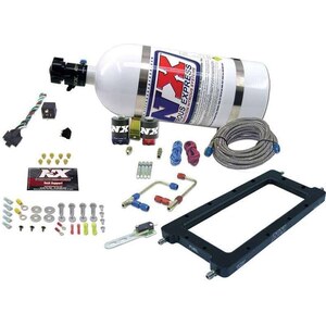Nitrous Express - 20940-10 - EFI Hi-Ram Plate System w/10lb Bottle