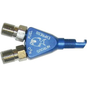 Nitrous Express - 70000 - Piranha Nitrous Nozzle Blue Anodized