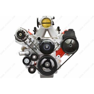 ICT Billet - 551569LS0WP-3 - Alternator/Power Steering Relocation Bracket Kit