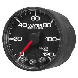 AutoMeter - P345328 - 2-1/16 Spek-Pro Water Pressure Gauge 120psi