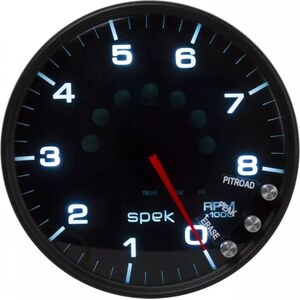 AutoMeter - P23852 - 5in Tachometer 8000 RPM w/Shift Light Black Dial
