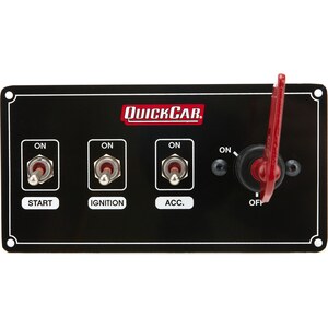 QuickCar - 55-7330 - Ignition Panel Weather Proof w/ MSD 1 Acc.