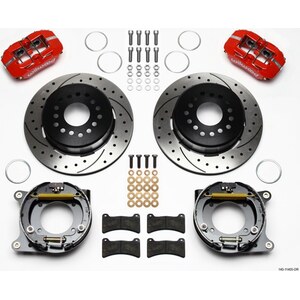 Wilwood - 140-11405-DR - Rear Disc Brake Kit 55.-57 Chevy 2.34in Off