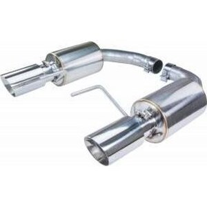 Pypes Performance Exhaust - 0 - 24-   Mustang Touring Axleback Exhaust Chrome