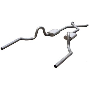 Pypes Performance Exhaust - 0 - 64-72 GM A-Body 2.5in Crossmember Back Exhaust