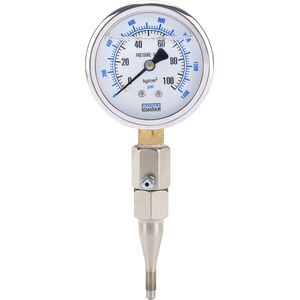Allstar Performance - 11020 - Brake Pressure Gauge 360 Deg Rotation