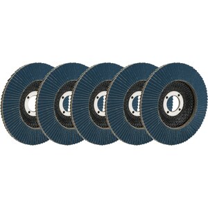Allstar Performance - 12123-5 - Flap Discs 120 Grit 4-1/2in with 7/8in Arbor