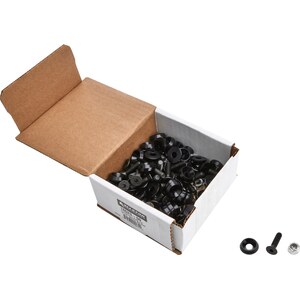 Allstar Performance - 18629-50 - Countersunk Bolts 1/4in w/ 3/4in Washer Blk 50pk
