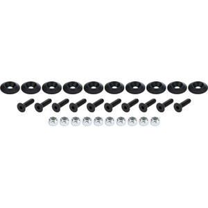 Allstar Performance - 18680 - Countersunk Bolt Kit Black 10pk