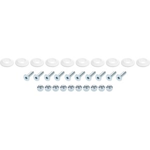 Allstar Performance - 18681 - Countersunk Bolt Kit White 10pk