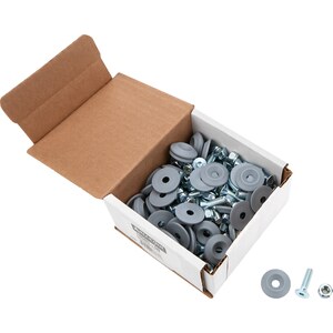 Allstar Performance - 18685-50 - Countersunk Bolt Kit Silver 50pk