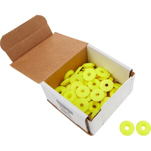 Allstar Performance - 18698-50 - Countersunk Washer Fluorescent Yellow 50pk