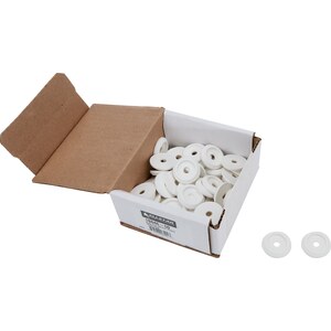 Allstar Performance - 18846-50 - Body Bolt Washer Plastic White 50pk