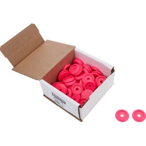 Allstar Performance - 18851-50 - Body Bolt Washer Plastic Pink 50pk