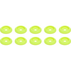 Allstar Performance - 18853 - Body Bolt Washer Plastic Fluorescent Yellow 10pk