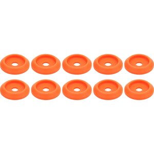 Allstar Performance - 18854 - Body Bolt Washer Plastic Fluorescent Orange 10pk