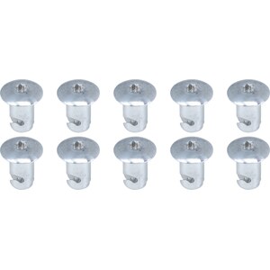 Allstar Performance - 19071 - Oval Hd T-30 Torx Fast. 7/16 .500in 10pk Alum