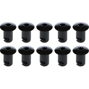 Allstar Performance - 19073 - Oval Hd T-30 Torx Fast. 7/16 .500in 10pk Alum Bl