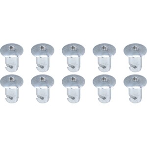 Allstar Performance - 19075 - Oval Hd T-30 Torx Fast. 7/16 .550in 10pk Alum