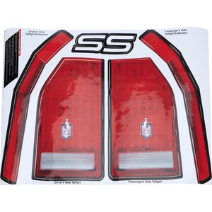 Allstar Performance - 23017 - M/C SS Tail Decal Kit 1983-88