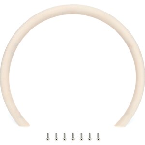 Billet Specialties - 28700 - Steering Wheel Half Wrap 14in D-Shape No Leather