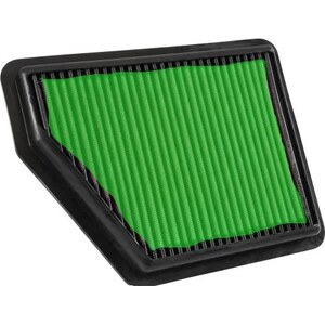 Green Filter - 7387 - Air Filter Element - Panel - OE Replacement - Reusable Cotton - Green - Honda Civic 2016-22