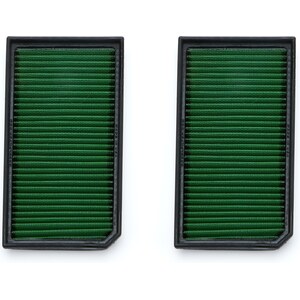 Green Filter - 7490 - Air Filter Element - Panel - 10.875 in L x 6 in W x 1.125 in H - Reusable Cotton - Green