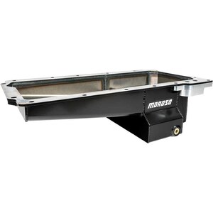 Moroso - 20143 - GM LS Oil Pan w/Billet Oil Filter Adapter 7qts.
