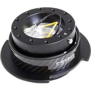 NRG Innovation - SRK-250CF - Steering Quick Release Kit 2.5 Black w/ Carbon
