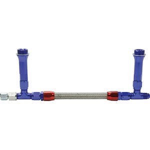 Allstar Performance - 26154 - Fuel Line Kit 9-5/16in Std Holley -6AN Blue