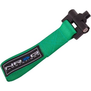 NRG Innovation - TOW-122GN - Tow Strap Track Green Subaru BRZ / FRS