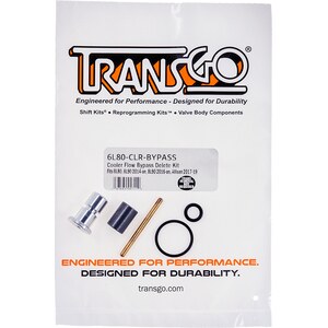 TransGo - 6L80-CLR-BYPASS - Cooler Flow Bypass Delete Kit  GM 6L80/6L90