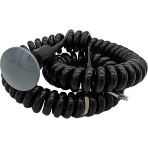 Drag Race Solutions - 3109-1GRY - Transbrake Mushroom Button w/Cord - Gray