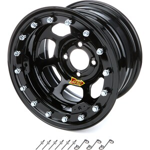 Aero Race Wheels - 33-184030B - 13x8 3in. 4.00 Black Beadlock