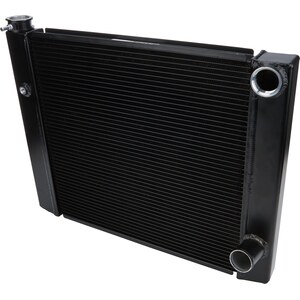 Allstar Performance - ALL30343 - Dual Pass Radiator 19x24 1 Row Lightweight Black