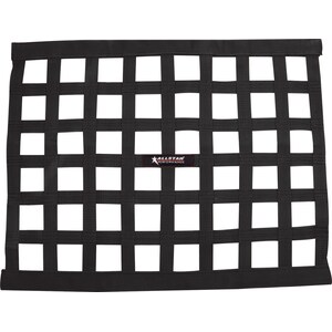 Allstar Performance - ALL10284 - Window Net Ribbon Style 18 x 24 Black Non-SFI