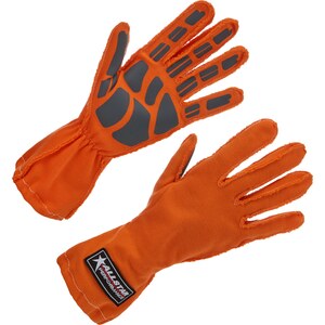 Allstar Performance - ALL913042 - Driving Gloves Non-SFI Outseam S/L MD Orange