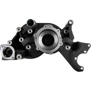 Holley - 97-224 - LS Cooling Manifold Black - A/C Delete